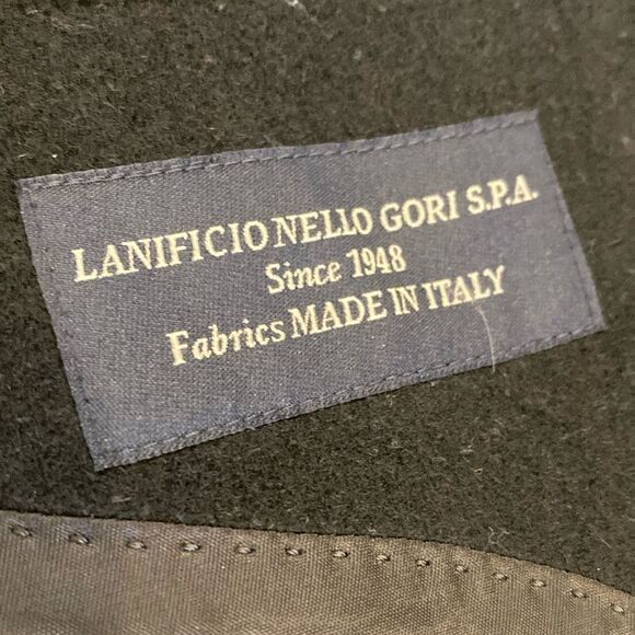 Quince Italian Wool Cocoon Coat Black Jacket Cardigan Size XL - Picture 13 of 13